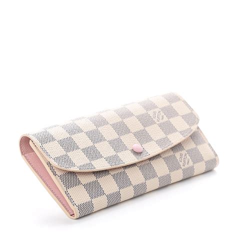 louis vuitton damier azur clemence wallet rose ballerine|LOUIS VUITTON Damier Azur Clemence Wallet Rose Ballerine .